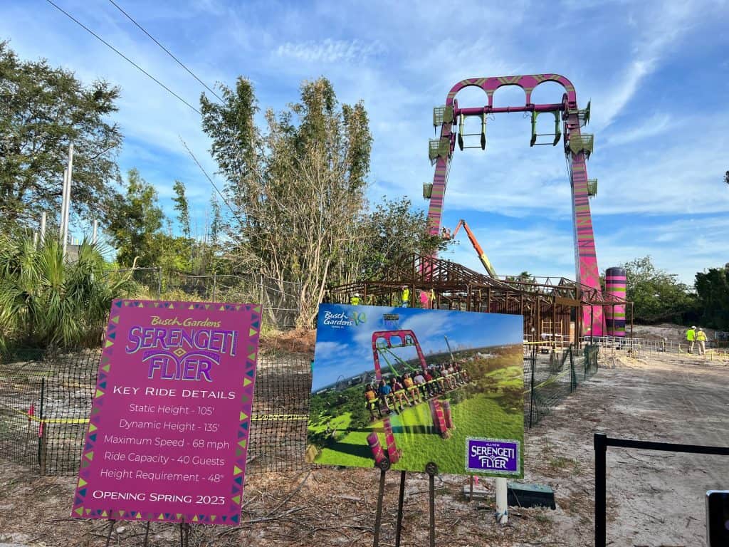 Busch Gardens Tampa Bay Serengeti Flyer